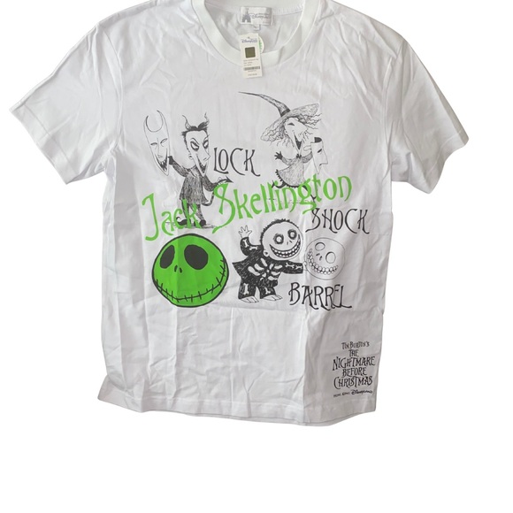 Tim Burton’s Nightmare Before Christmas TShirt Jack Skellington HK Disney Size L - Picture 1 of 9
